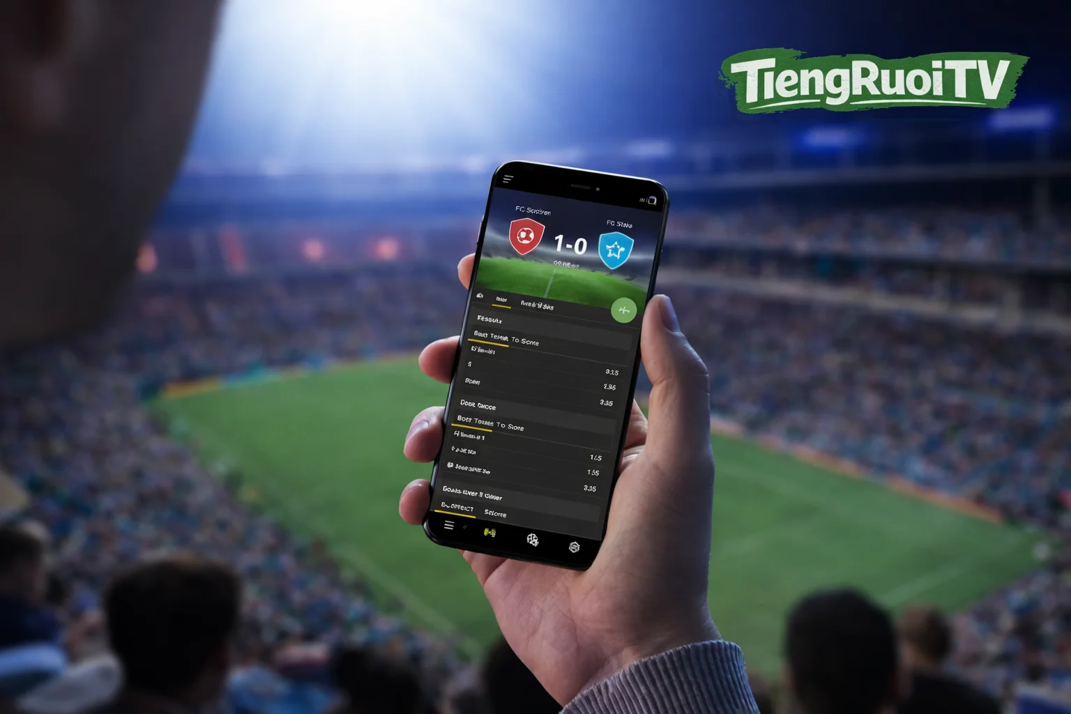 Biến động tỷ lệ kèo trước giờ đấu — Tiếng Rưỡi TV giúp bạn nắm bắt thay đổi kịp thời